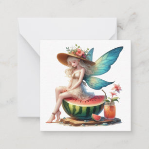 Carte De Correspondance Fiche Imaginaire Fairy