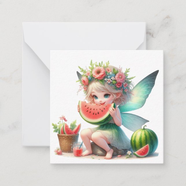 Carte De Correspondance Fiche Imaginaire Fairy (Devant)