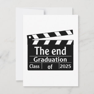 Carte De Correspondance Fin de la graduation 2025 Cinema Graduate