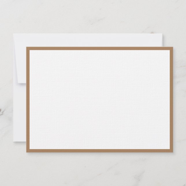 Carte De Correspondance Flat Note Card (Devant)