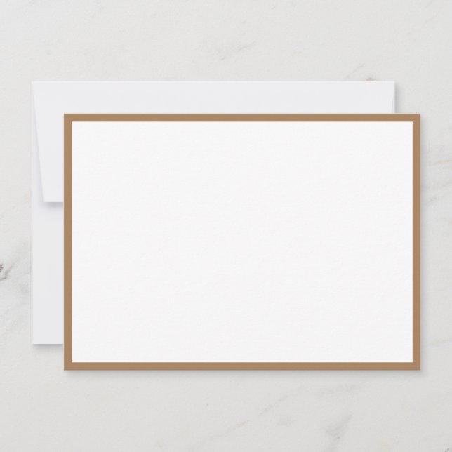 Carte De Correspondance Flat Note Card (Devant)