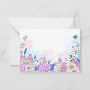 Carte De Correspondance Fleur fraîche de l'été