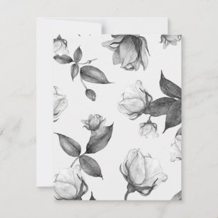 Carte De Correspondance Fleurs aquarelles 12