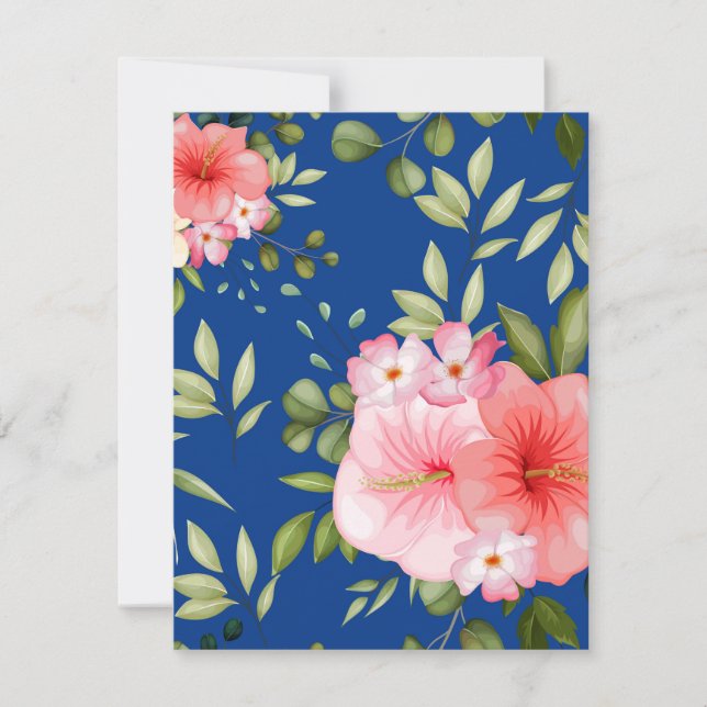 Carte De Correspondance Fleurs aquarelles 21 (Devant)