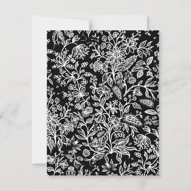 Carte De Correspondance Fleurs décoratives 21 (Devant)