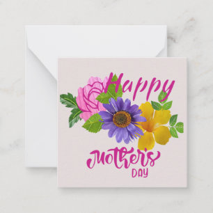 Carte De Correspondance Fleurs pour la Fête des mères