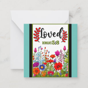Carte De Correspondance Fleurs Rétro Inspirantes