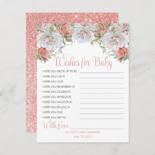 Carte De Correspondance Fleurs roses douces Fleurs roses Filles roses Chai