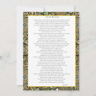Carte De Correspondance Floraison celtique
