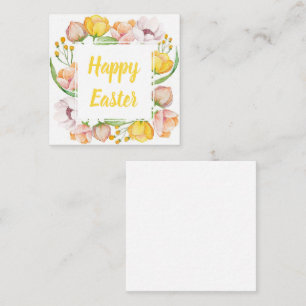 Carte De Correspondance florale aquarelle