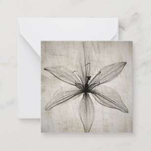 Carte De Correspondance Flower