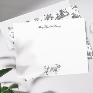 Carte De Correspondance Fontaines et arbres fantastiques vintages Toile-B