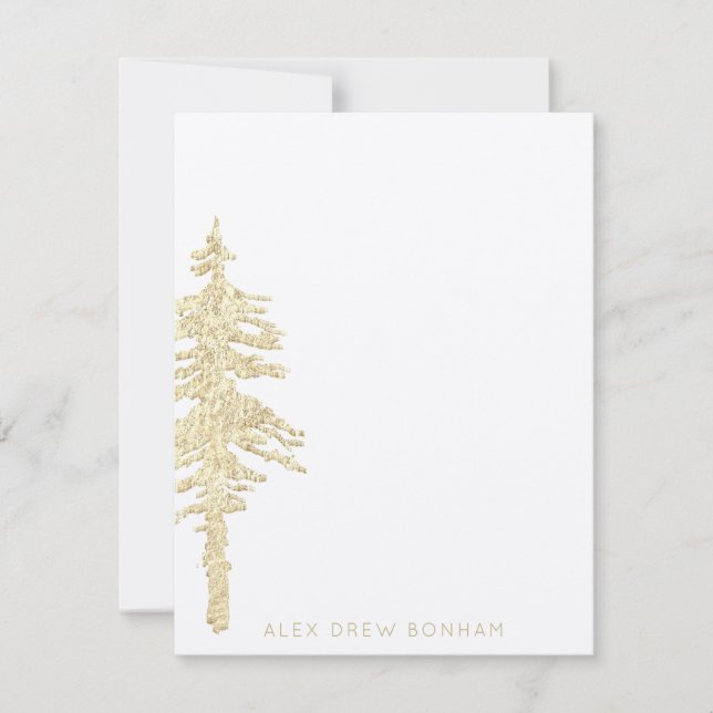 Carte De Correspondance Forêt d'épinette d'or (Devant)