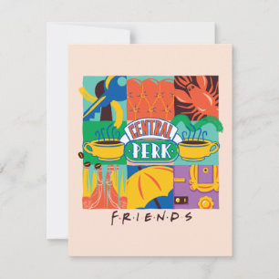 Carte De Correspondance FRIENDS™ Central Perk Graphique Vibrant