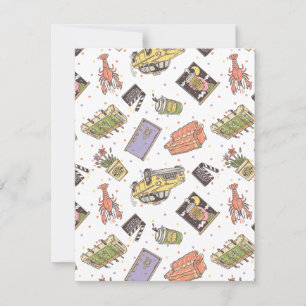 Carte De Correspondance FRIENDS™   Motif à pois et icônes