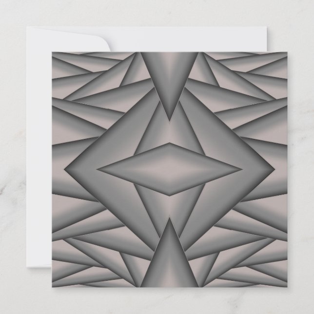 Carte De Correspondance Frozen In Time Art Abstrait (Devant)