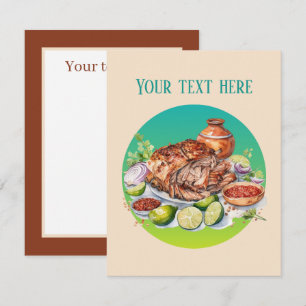 Carte De Correspondance Fun Mexican food ajouter