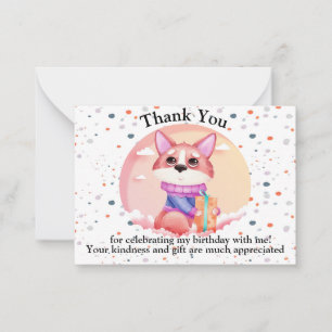 Carte De Correspondance Funny Anniversaire Merci