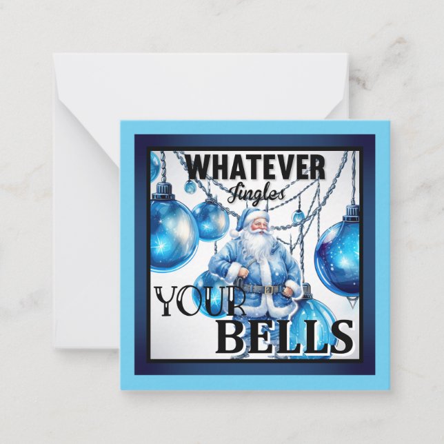 Carte De Correspondance Funny Retro Christmas (Devant)