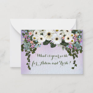 Carte De Correspondance Gerbera Daisies Mariage de swag