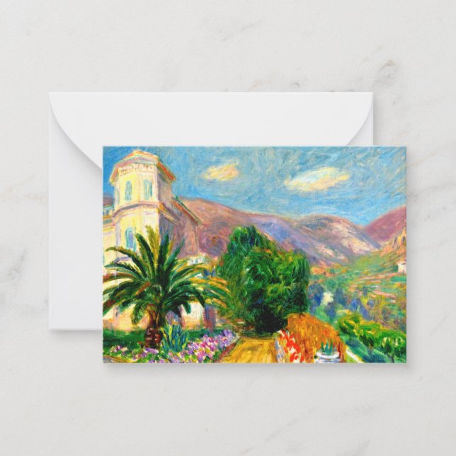 Carte De Correspondance Glackens - Chemin de Villa Les Pivoines (Devant)