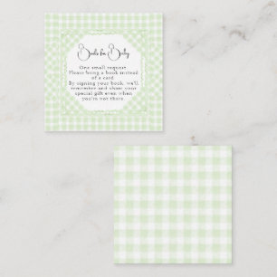 Carte De Correspondance Glorious Green En vichy Livres pour bébé