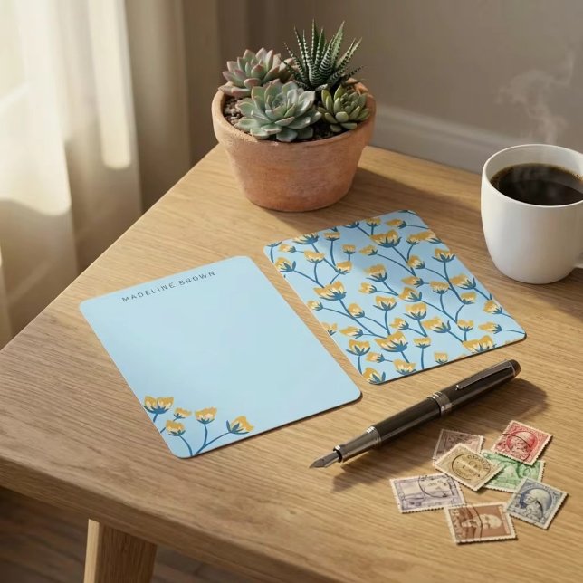 Carte De Correspondance Golden Meadow (Créateur téléchargé)