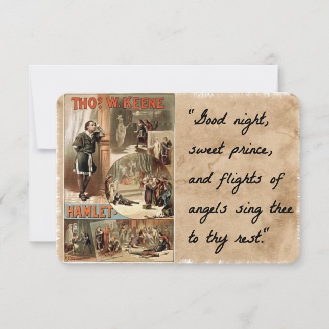 Carte De Correspondance Goodnight Sweet Prince (Devant)