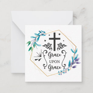 Carte De Correspondance Grace sur grâce