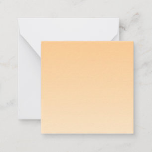 Carte De Correspondance Gradient jaune clair et orange