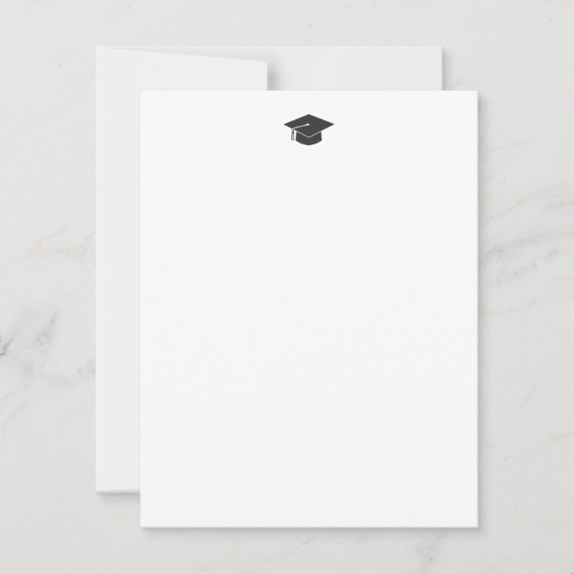 Carte De Correspondance Graduate notecard (Devant)