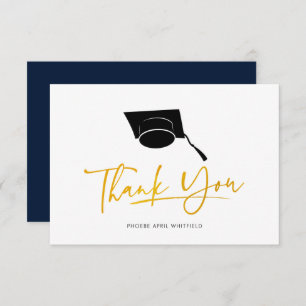 Carte De Correspondance Graduation 2025 Script Grad Merci