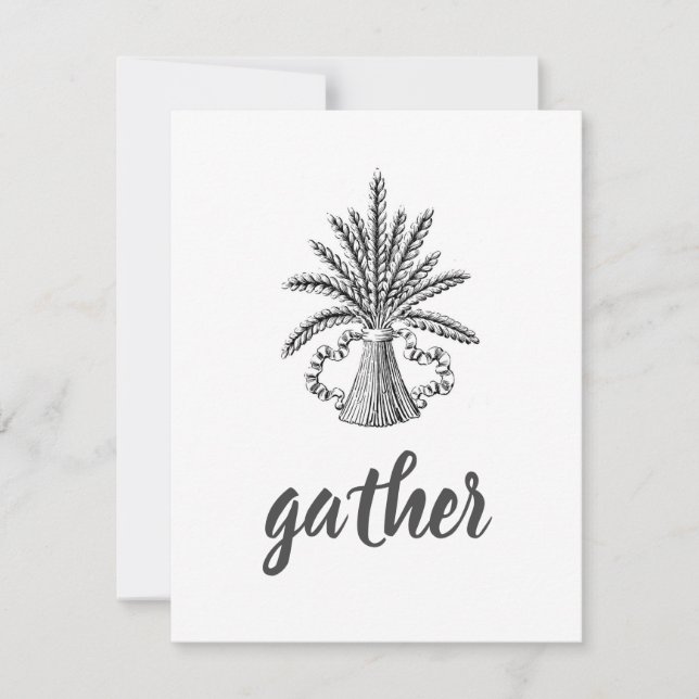 Carte De Correspondance Groupe de blé (Devant)