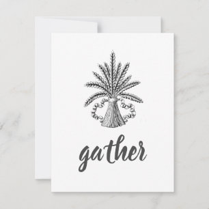 Carte De Correspondance Groupe de blé