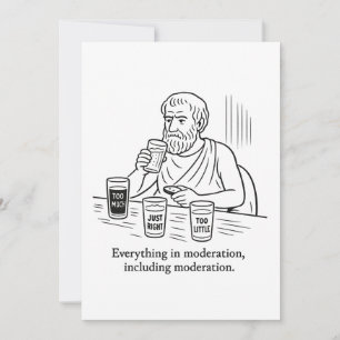 Carte De Correspondance Guide d'Aristote pour la modération
