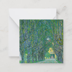 Carte De Correspondance Gustav Klimt - Avenue dans le parc Schloss Kammer
