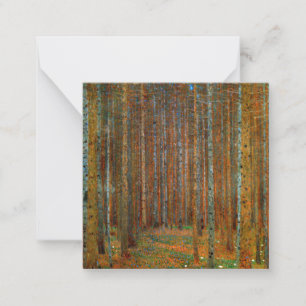Carte De Correspondance Gustav Klimt - Forêt de pins de Tannenwald