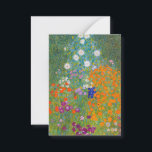 Carte De Correspondance Gustav Klimt - Jardin des fleurs<br><div class="desc">Jardin aux fleurs - Gustav Klimt en 1905-1907</div>