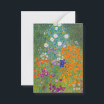 Carte De Correspondance Gustav Klimt - Jardin des fleurs<br><div class="desc">Jardin aux fleurs - Gustav Klimt en 1905-1907</div>