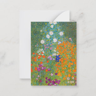 Carte De Correspondance Gustav Klimt - Jardin des fleurs