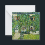 Carte De Correspondance Gustav Klimt - La Maison de Guardaboschi<br><div class="desc">Maison de Guardaboschi / Maison à Weissenbach du lac Attersee - Gustav Klimt,  Huile sur toile,  1912</div>