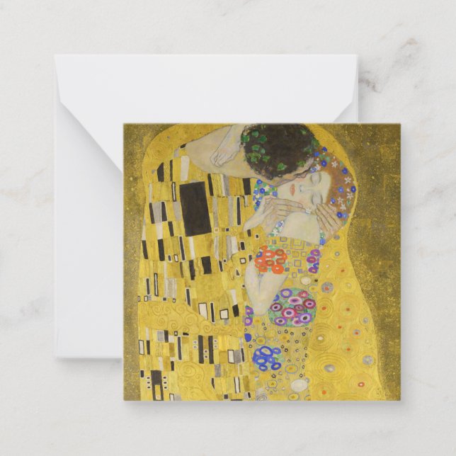 Carte De Correspondance Gustav Klimt - Le baiser (Devant)