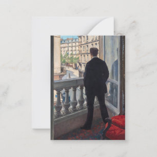 Carte De Correspondance Gustave Caillebotte - Homme à la fenêtre