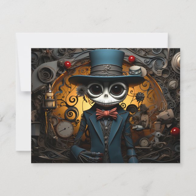 Carte De Correspondance Halloween (Devant)