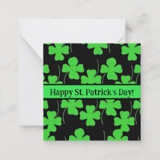 Carte De Correspondance Happy st Patrick’s day cards, cute, stock up! Note