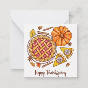 Carte De Correspondance Happy Thanksgiving