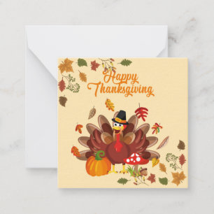 Carte De Correspondance Happy Thanksgiving