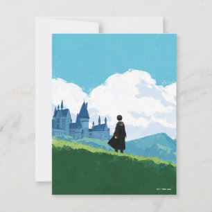Carte De Correspondance HARRY POTTER™ Dominant le CHÂTEAU de PÈRENOUALE™