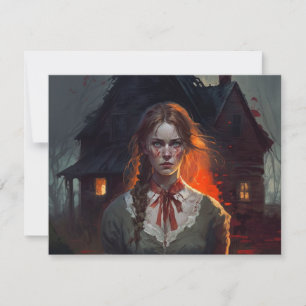 Carte De Correspondance Haunting house