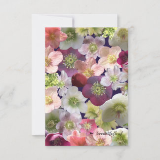 Carte De Correspondance Hellebore Collage 